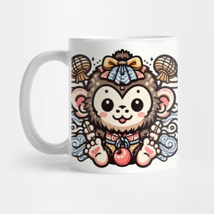 Kawaii Monkey King with a big Eyes Mug